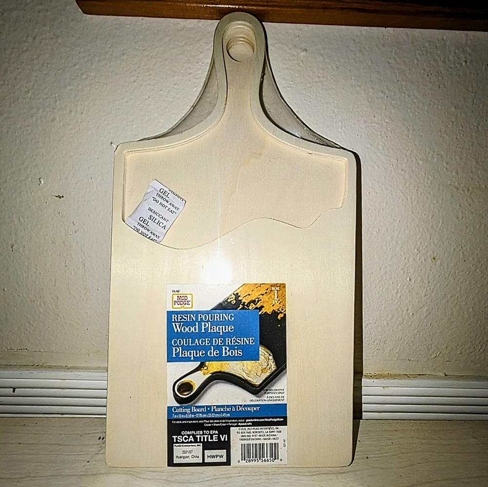 Wood Resin Pouring Surfaces River Frame Plaque